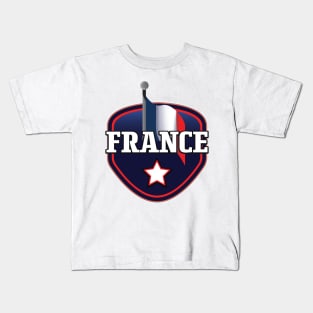 France retro logo Kids T-Shirt